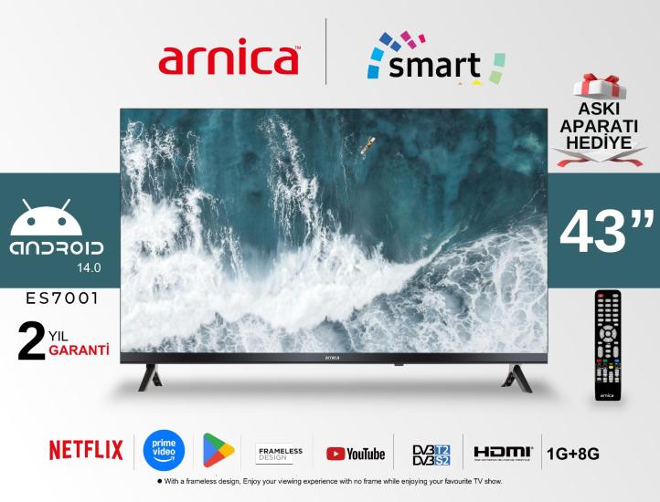 43’’Arnica Android 14.0 Televizyon