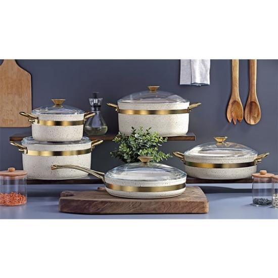Bonera Nile 10 Parça Granit Set